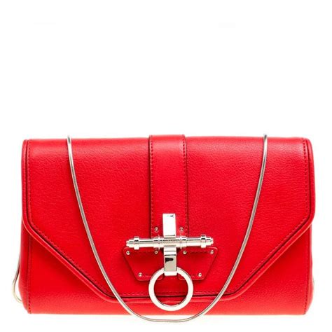 givenchy red clutch|givenchy clutch bag price.